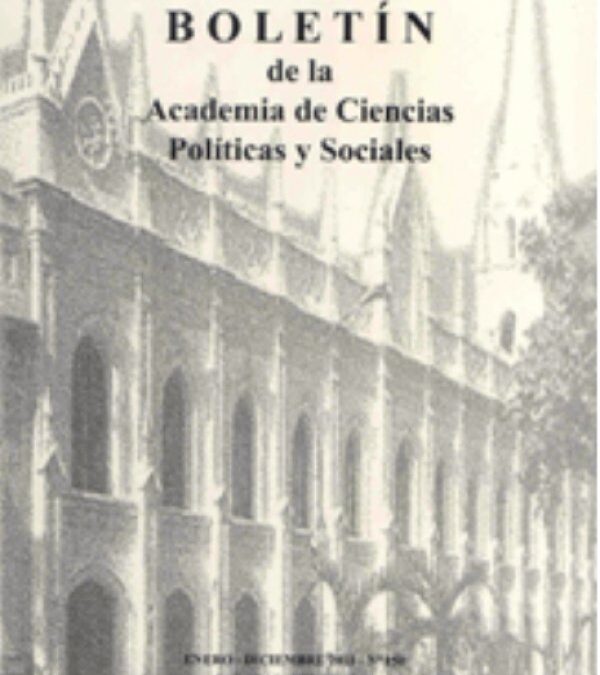 Homenaje a la Libertad. Discurso de Aceptación del Premio Academia de Ciencias Políticas y Sociales 2011